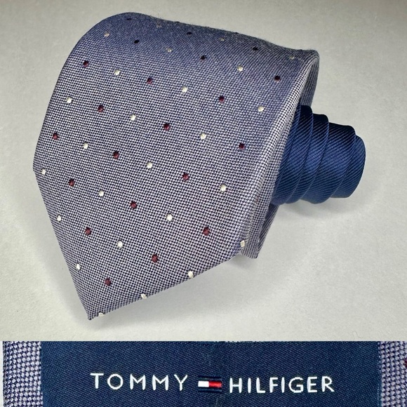 Silk & Wool Blend TOMMY HILFIGER Classic Two-Tone 3” Tie - Picture 1 of 8